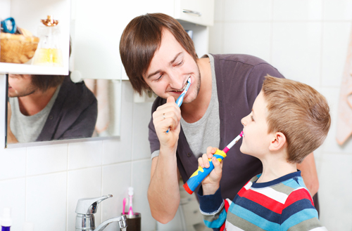 Brushing after meals can harm teeth